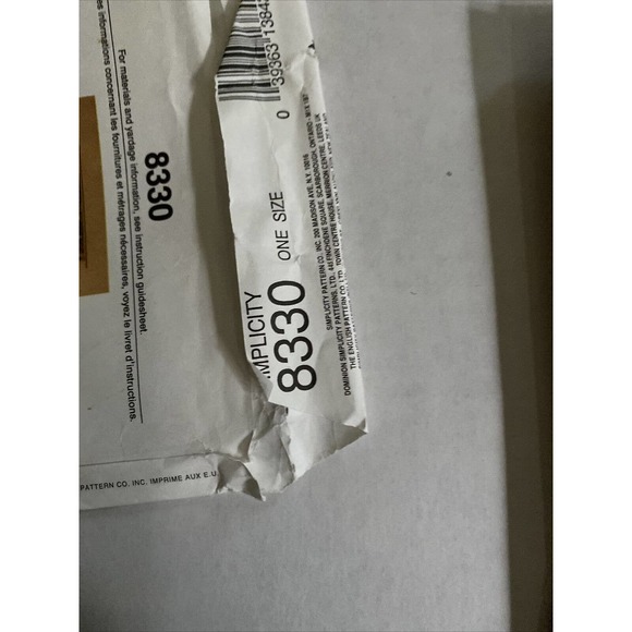 UNCUT NEW Simplicity 8330 Window Treatments Valance Panel Shade Sewing Pattern - Picture 5 of 6